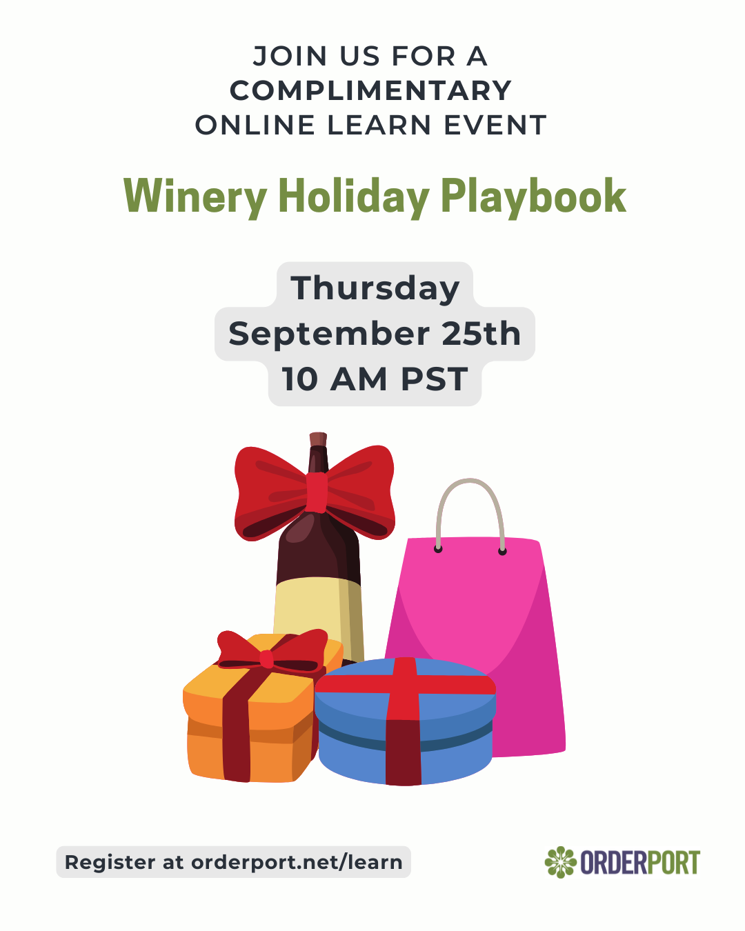 Winery Holiday Playbook - September webinar