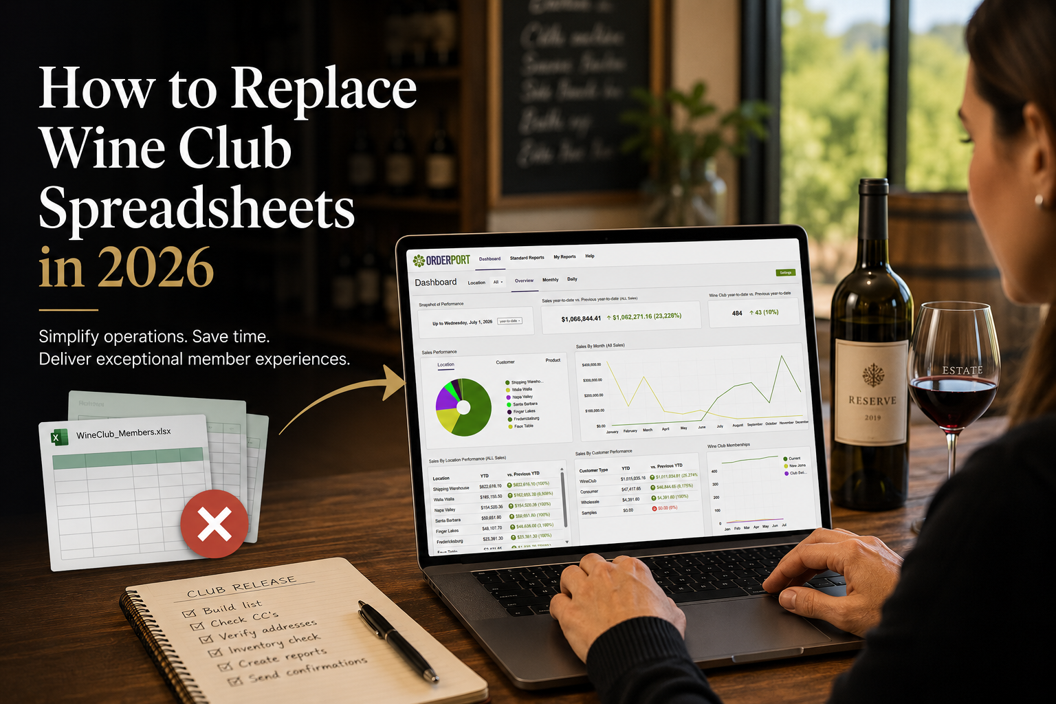 How to Replace Wine Club Spreadsheets in 2026 (Without Disrupting Your Winery)